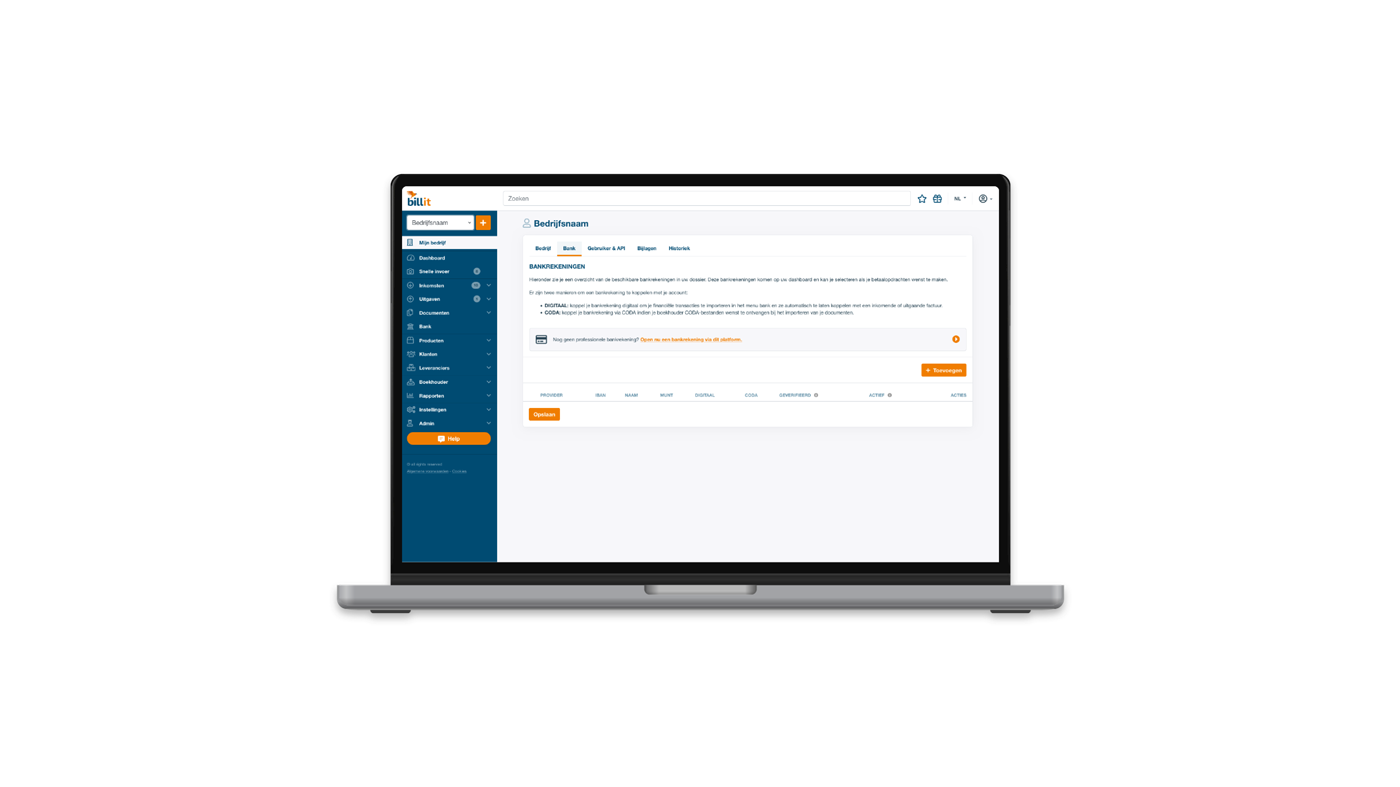 MyBurotec facturatiesoftware voor ondernemingen of boekhouders.